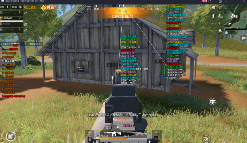 和平精英「青蛙直装」辅助，支持地铁